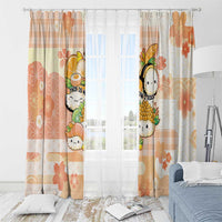 Japanese Kawaii Sushi Window Curtain Peach Wagara Palaka This Is How I Roll