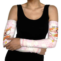 Personalized Japanese Kawaii Sushi Arm Sleeves Pink Wagara Palaka This Is How I Roll