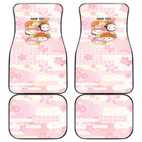 Personalized Japanese Kawaii Sushi Car Mats Pink Wagara Palaka This Is How I Roll