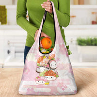 Japanese Kawaii Sushi Grocery Bag Pink Wagara Palaka This Is How I Roll
