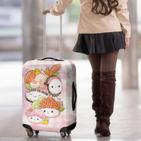 Japanese Kawaii Sushi Luggage Cover Pink Wagara Palaka This Is How I Roll LT9 - Polynesian Pride