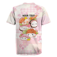 Personalized Japanese Kawaii Sushi Rugby Jersey Pink Wagara Palaka This Is How I Roll