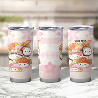 Personalized Japanese Kawaii Sushi Tumbler Cup Pink Wagara Palaka This Is How I Roll