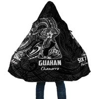 Black Guam Latte Stone Tribal Tattoo Cloak Hafa Adai Six 7 One - Polynesian Pride