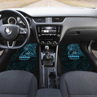 Blue Guam Latte Stone Tribal Tattoo Car Mats Hafa Adai Six 7 One
