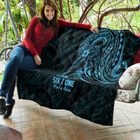 Blue Guam Latte Stone Tribal Tattoo Quilt Hafa Adai Six 7 One LT9 - Polynesian Pride