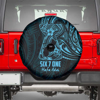 Blue Guam Latte Stone Tribal Tattoo Spare Tire Cover Hafa Adai Six 7 One LT9 - Polynesian Pride