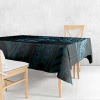 Blue Guam Latte Stone Tribal Tattoo Tablecloth Hafa Adai Six 7 One