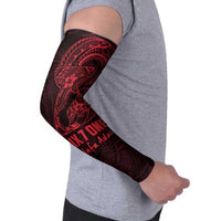 Oxblood Guam Latte Stone Tribal Tattoo Arm Sleeves Hafa Adai Six 7 One - Polynesian Pride