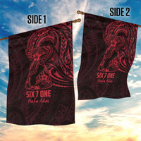 Oxblood Guam Latte Stone Tribal Tattoo Garden Flag Hafa Adai Six 7 One