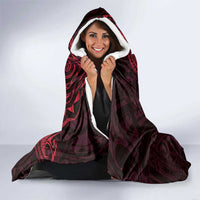Oxblood Guam Latte Stone Tribal Tattoo Hooded Blanket Hafa Adai Six 7 One LT9 - Polynesian Pride