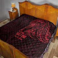 Oxblood Guam Latte Stone Tribal Tattoo Quilt Hafa Adai Six 7 One LT9 - Polynesian Pride