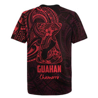 Oxblood Guam Latte Stone Tribal Tattoo Rugby Jersey Hafa Adai Six 7 One