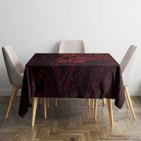 Oxblood Guam Latte Stone Tribal Tattoo Tablecloth Hafa Adai Six 7 One