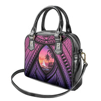 Guam Chamorro Artsy Shoulder Handbag Guahan Sunset Beach LT9 - Polynesian Pride