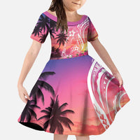 Guam Latte Stone with Map Family Matching Tank Maxi Dress and Hawaiian Shirt Bougainvillea Beach Sunset