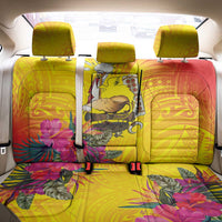 Papua New Guinea Cultural Tropical Flowers Back Car Seat Cover LT9 - Polynesian Pride