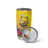 Papua New Guinea Cultural Tropical Flowers Tumbler Cup