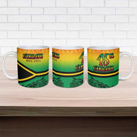 Hapi 45th Indipendens Dei Vanuatu Ceramic Mug Yumi 1980 with Vanuatuan Beach Landscape - Polynesian Pride