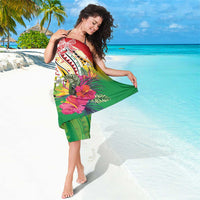 Vanuatu 45th Anniversary Sarong Polynesian with Sand Drawing Pattern