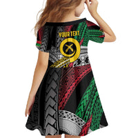 Vanuatu Proud to be Ni-van Personalised Family Matching Summer Maxi Dress and Hawaiian Shirt with Mutis En Atan Patterns
