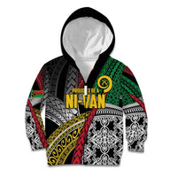 Vanuatu Proud to be Ni-van Personalised Kid Hoodie with Mutis En Atan Patterns
