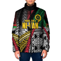 Vanuatu Proud to be Ni-van Personalised Padded Jacket with Mutis En Atan Patterns - Polynesian Pride