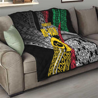 Vanuatu Proud to be Ni-van Personalised Quilt with Mutis En Atan Patterns