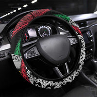 Vanuatu Proud to be Ni-van Steering Wheel Cover with Mutis En Atan Patterns