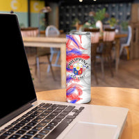 Custom Philippines Anzkals Football Skinny Tumbler Pilipinas Be Unique