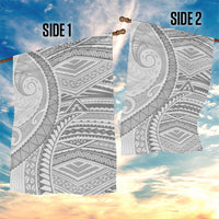 American Samoa White Sunday Garden Flag Polynesian Lotu Tamaiti - Polynesian Pride