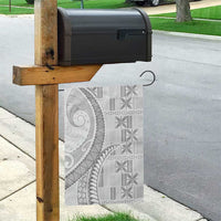 Niue White Sunday Garden Flag Niuean Lotu Tamaiti Hiapo Pattern - Polynesian Pride