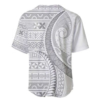 Tokelau White Sunday Baseball Jersey Lotu Tamaiti Ngatu Tokelau Feletoa Manulua - Polynesian Pride