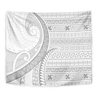 Tokelau White Sunday Tapestry Lotu Tamaiti Ngatu Tokelau Feletoa Manulua - Polynesian Pride