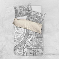 Tonga White Sunday Bedding Set Lotu Tamaiti Ngatu Tribal - Polynesian Pride