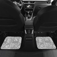 Tonga White Sunday Car Mats Lotu Tamaiti Ngatu Tribal - Polynesian Pride