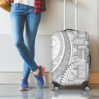Tonga White Sunday Luggage Cover Lotu Tamaiti Ngatu Tribal - Polynesian Pride