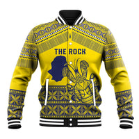 Niue Crab Personalised Baseball Jacket Niuean Hiapo Pattern - Polynesian Pride