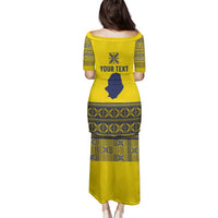 Niue Crab Personalised Family Matching Puletasi and Hawaiian Shirt Niuean Hiapo Pattern - Polynesian Pride