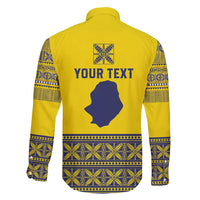 Niue Crab Personalised Family Matching Summer Maxi Dress and Hawaiian Shirt Niuean Hiapo Pattern - Polynesian Pride