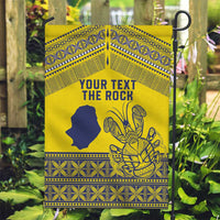 Niue Crab Personalised Garden Flag Niuean Hiapo Pattern - Polynesian Pride