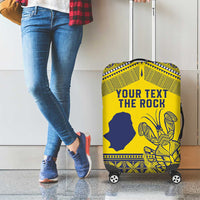 Niue Crab Personalised Luggage Cover Niuean Hiapo Pattern - Polynesian Pride