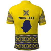 Niue Crab Personalised Polo Shirt Niuean Hiapo Pattern - Polynesian Pride