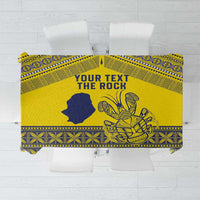 Niue Crab Personalised Tablecloth Niuean Hiapo Pattern - Polynesian Pride