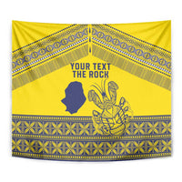 Niue Crab Personalised Tapestry Niuean Hiapo Pattern - Polynesian Pride