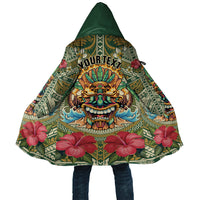 Hawaii Tiki Mask Personalized Cloak Mele Kalikimaka i Iulai!