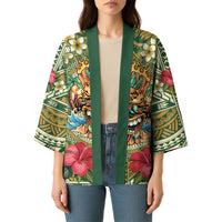 Hawaii Tiki Mask Personalized Kimono Mele Kalikimaka i Iulai!