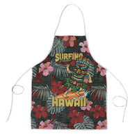 Hawaii Tiki Surfing Apron Mele Kalikimaka i Iulai!