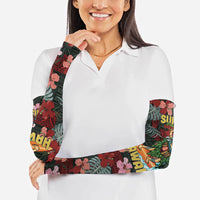 Hawaii Tiki Surfing Arm Sleeves Mele Kalikimaka i Iulai!