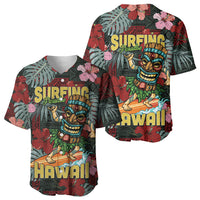 Hawaii Tiki Surfing Baseball Jersey Mele Kalikimaka i Iulai!